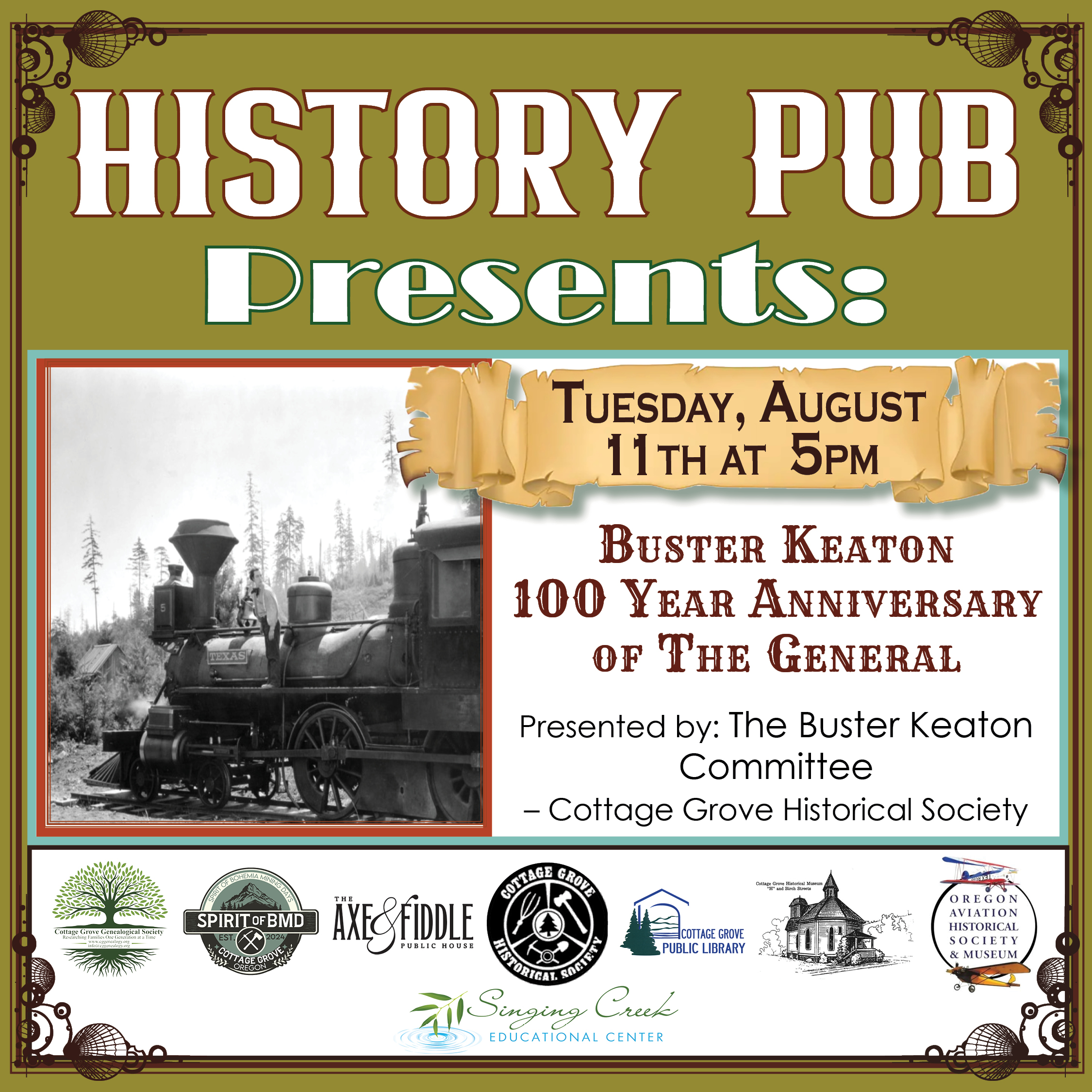 History Pub – FREE at Axe & Fiddle