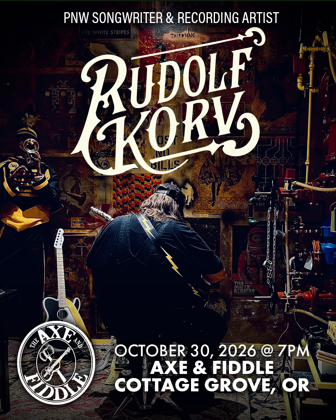 Rudolf Korv – FREE at Axe & Fiddle